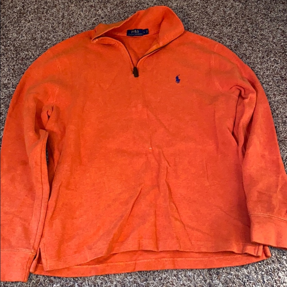 Orange Polo pullover